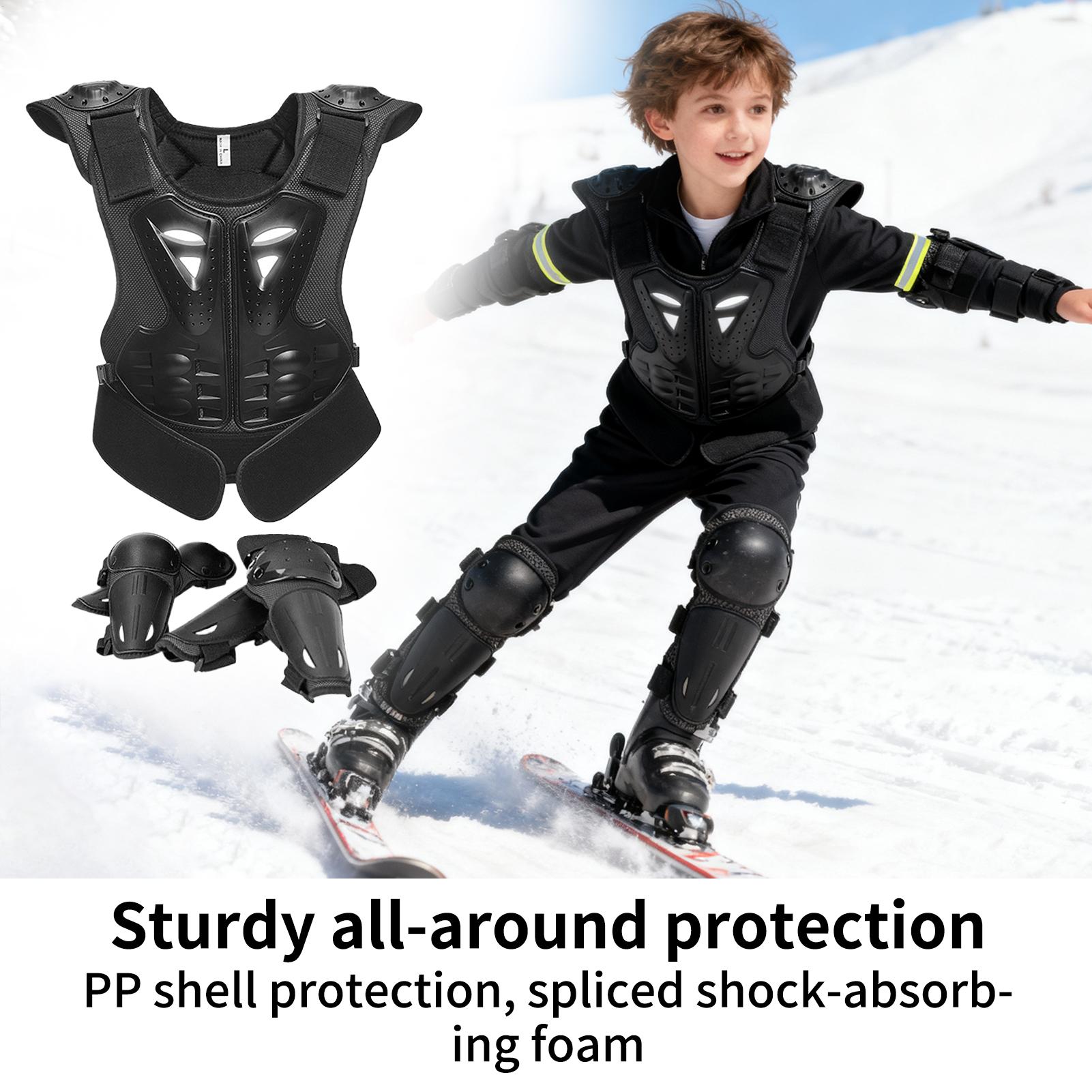 Motorcycle Gear Kids - Ochraniacz klatki piersiowej z nakolannikami i
