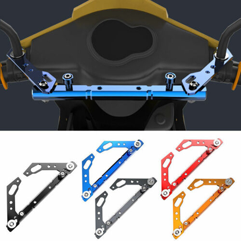 Mirror Extender Bar - Czerwone lusterko motocyklowe Wielofunkcyjny drążek przedłużający