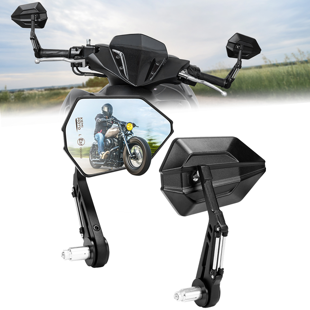 Mirror Extender Bar - Lusterka motocyklowe montowane na końcach kierownicy