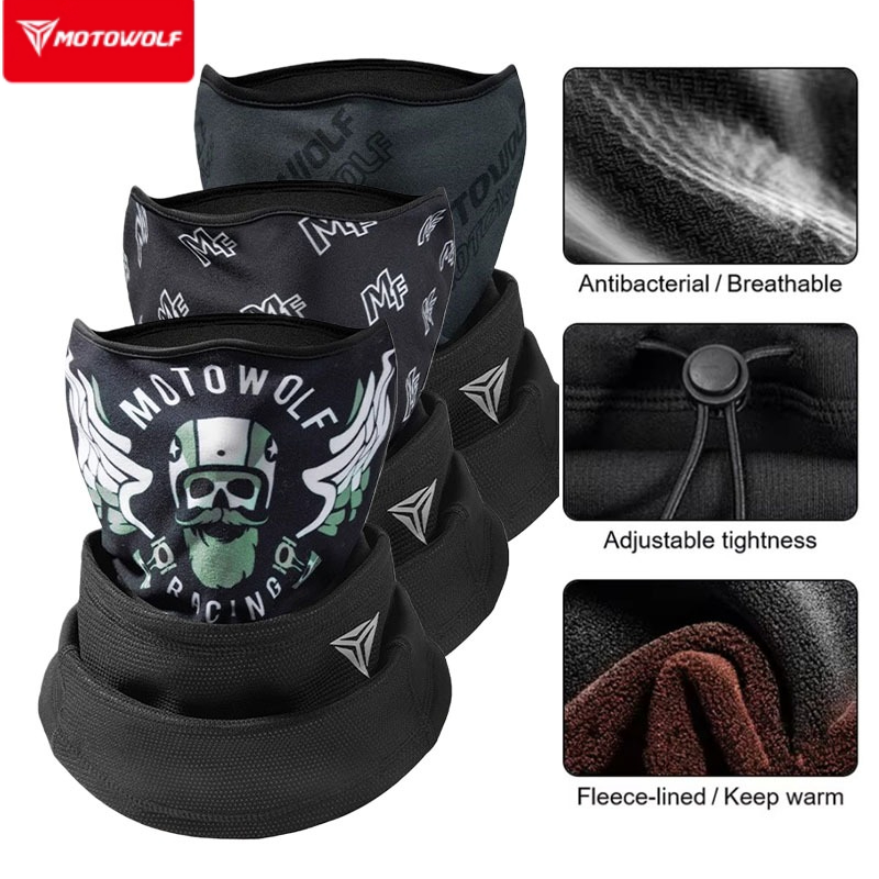 Motorcycle Gear For Winter - Motowolf Zimowa Ciepła Kominiarka Taktyczna do