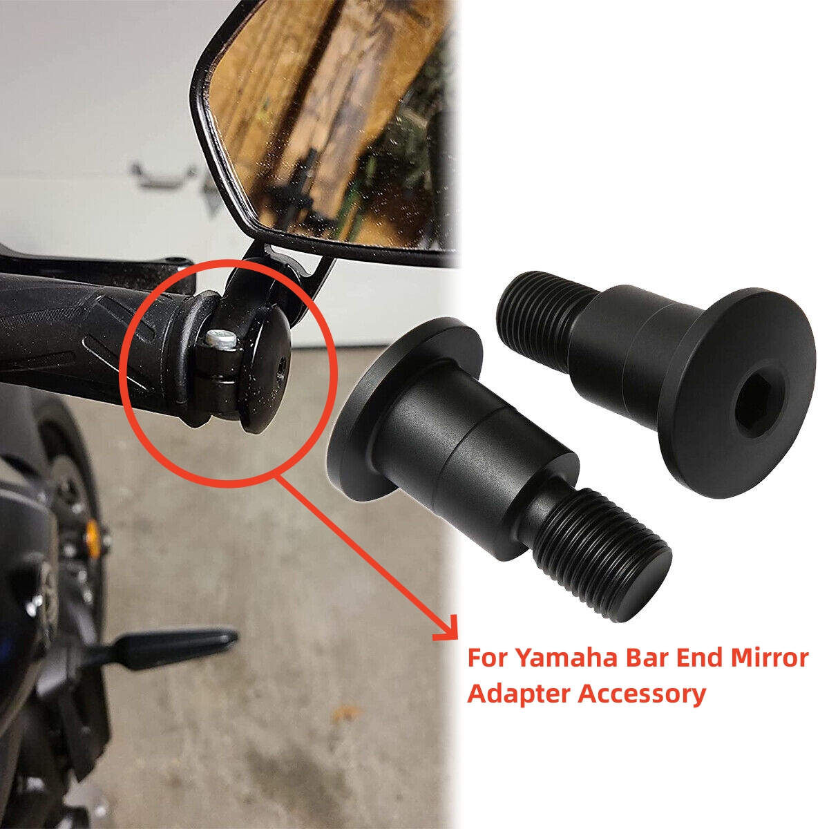 Mirror Extender Bar - Motocyklowy adapter lusterka bocznego do Yamaha