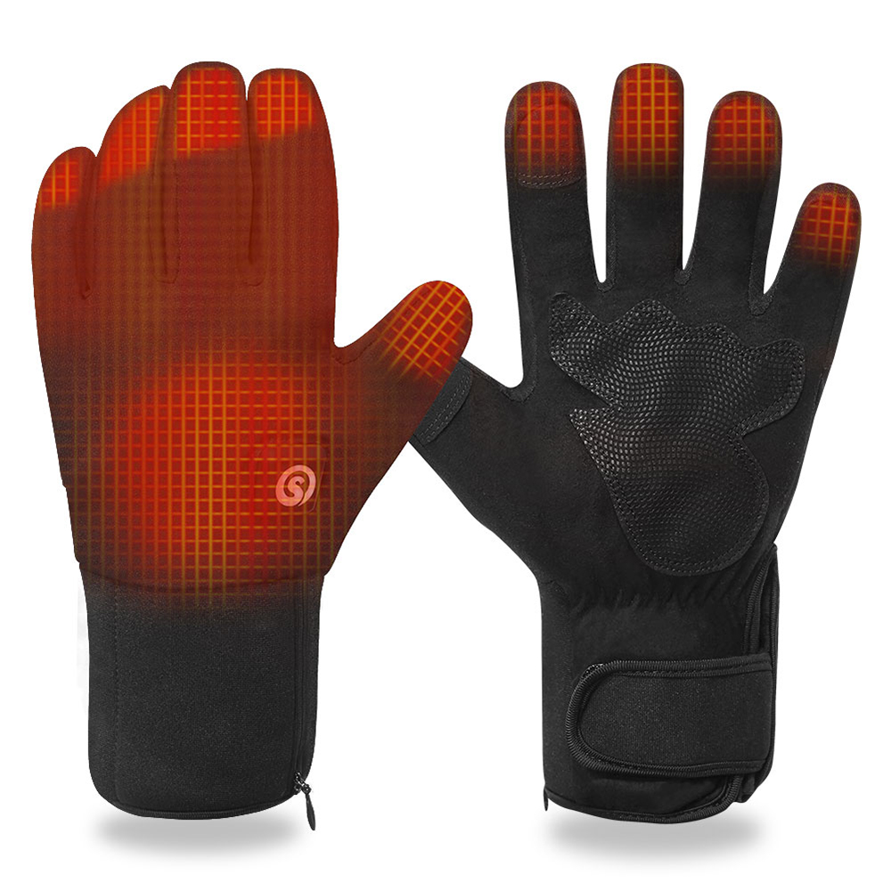 Motorcycle Gear For Winter - Elektryczne podgrzewane rękawiczki zimowy z akumulatorem