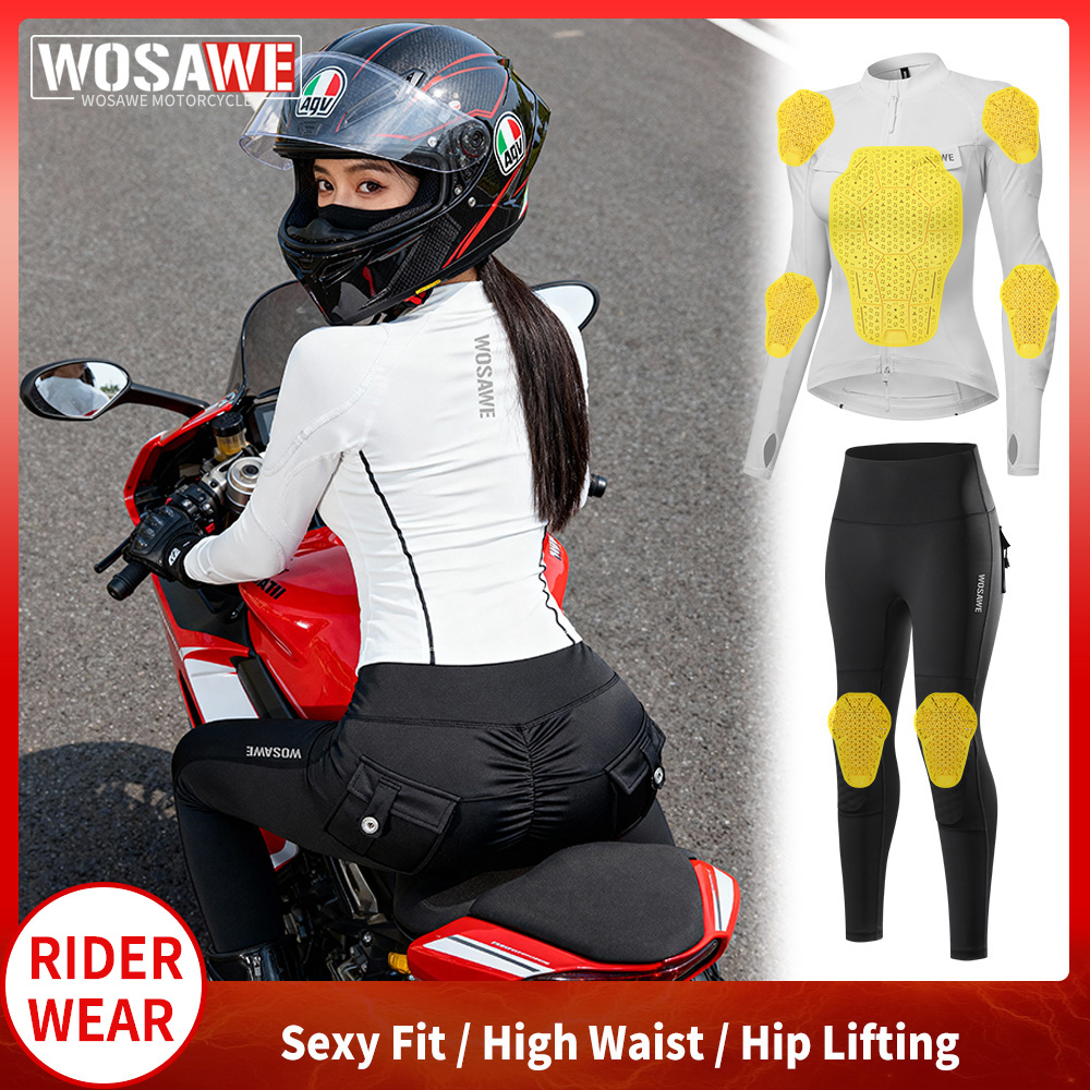 Motorcycle Gear For Winter - Damski kombinezon motocyklowy WOSAWE z miękką