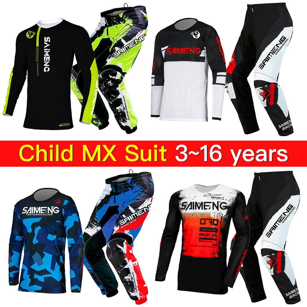 Motorcycle Gear Kids - Kombinezon Enduro Dziecięcy Strój Motocyklowy dla