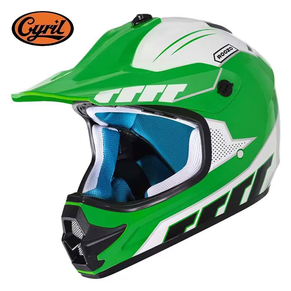 Motorcycle Gear Kids - Zestaw motocrossowy dla dzieci z kaskiem,