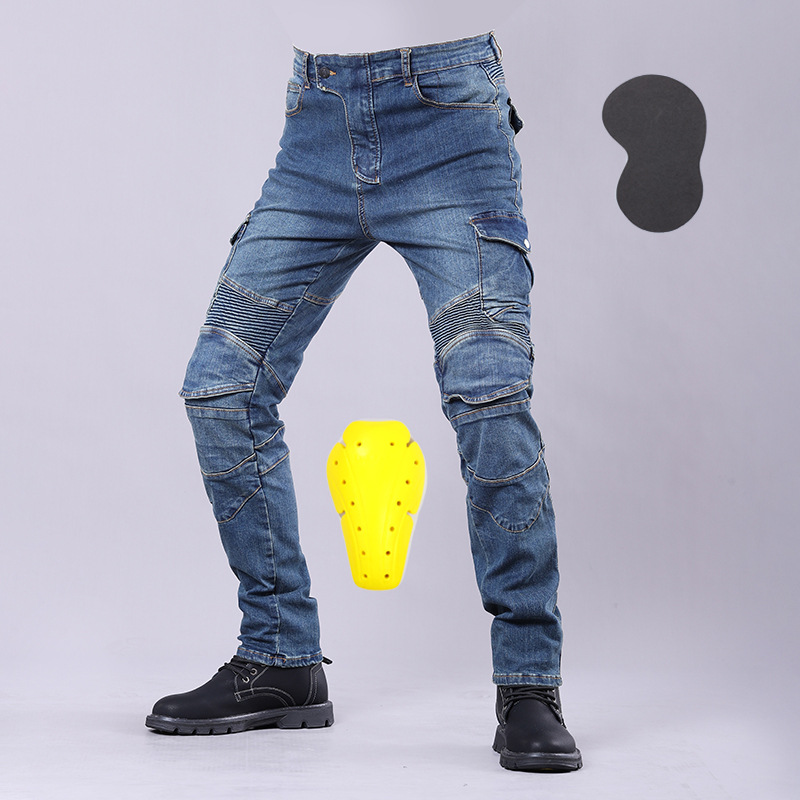 Motorcycle Gear Jeans - Spodnie motocyklowe na cztery pory roku,