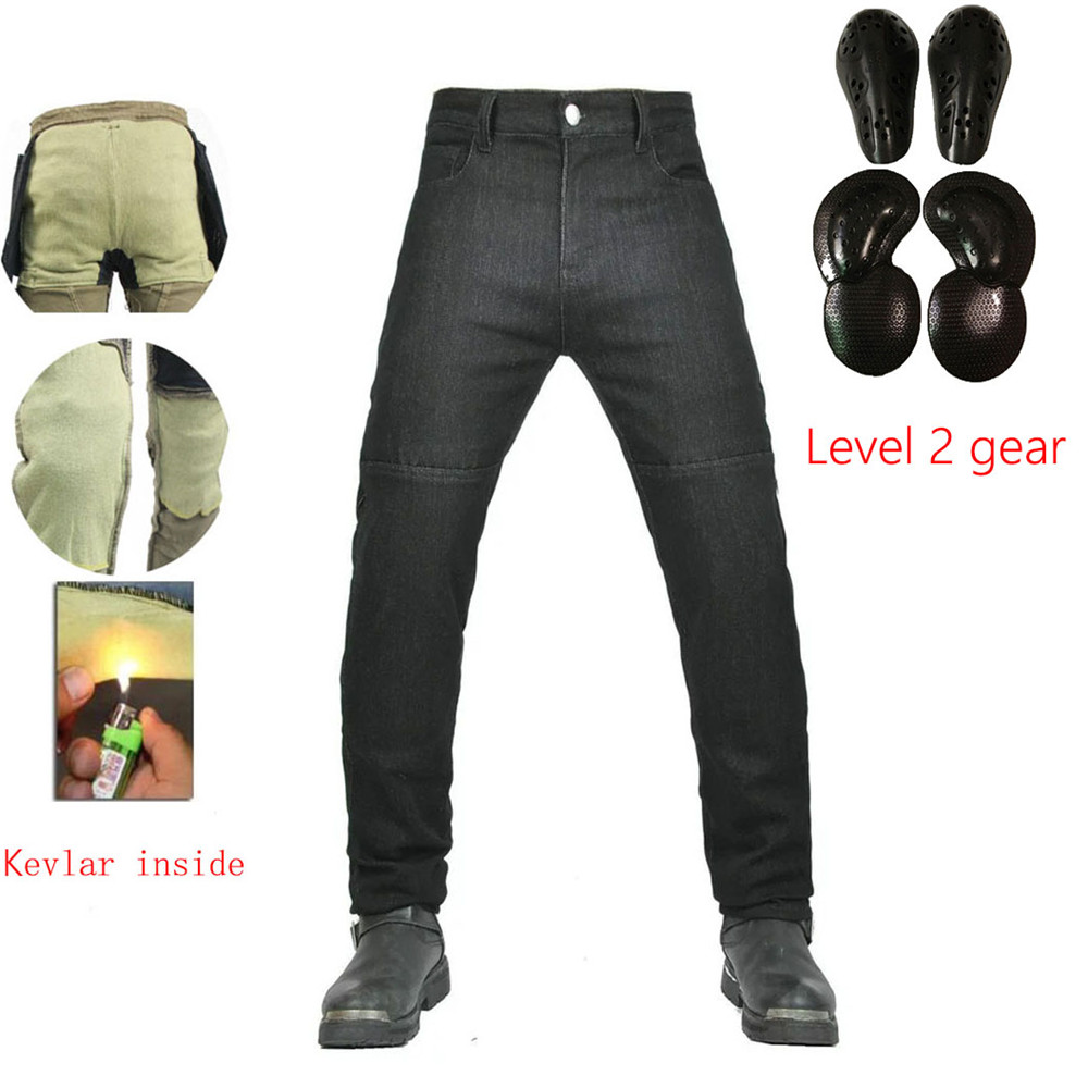 Spodnie motocyklowe z miękką,  – Motorcycle Gear Jeans recenzja i cena