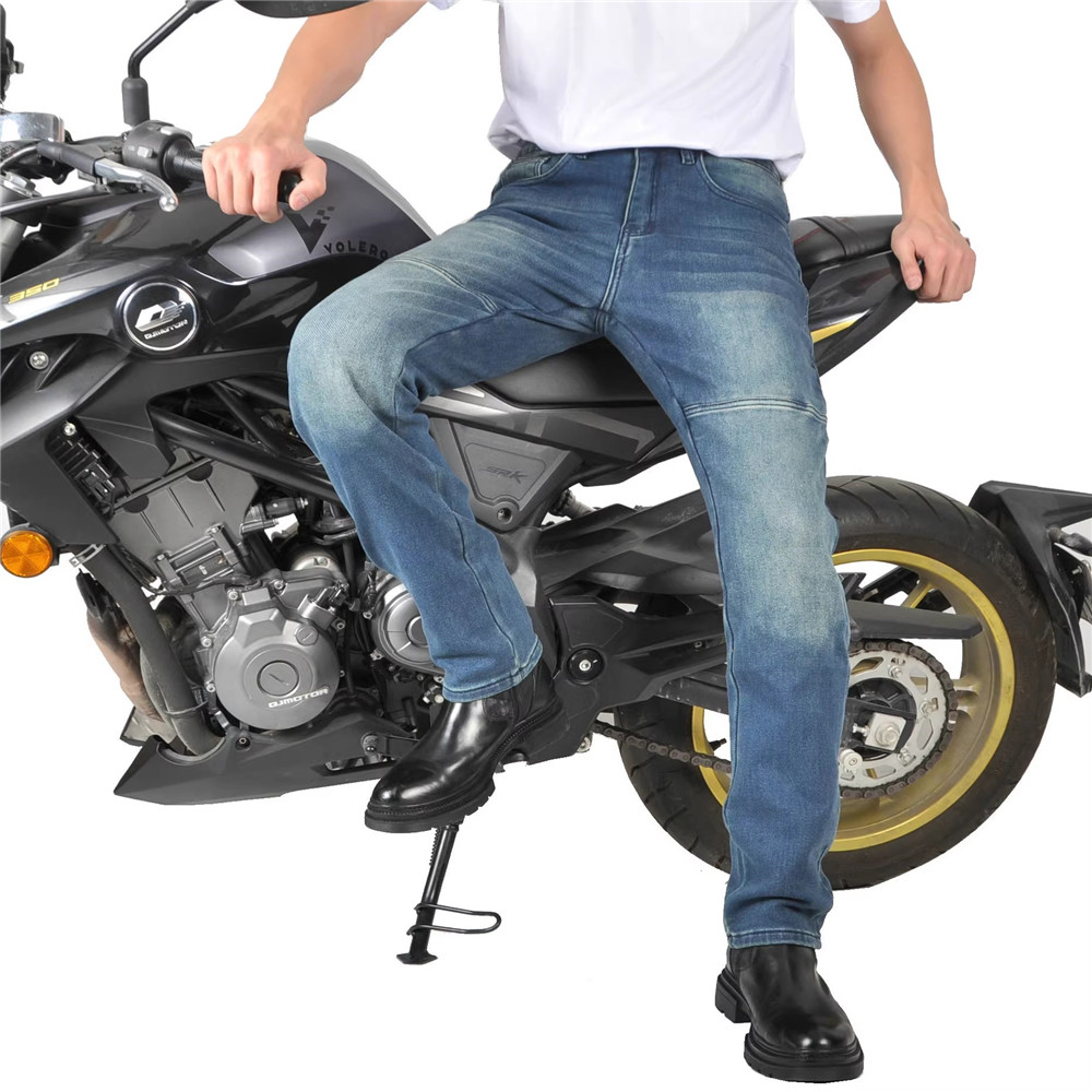 Spodnie motocyklowe z miękką,  – Motorcycle Gear Jeans recenzja i cena