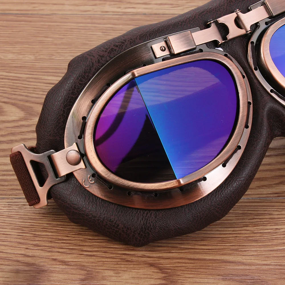 Pilot Retro Goggles Dustproof  – Motorcycle Gear Used recenzja i cena