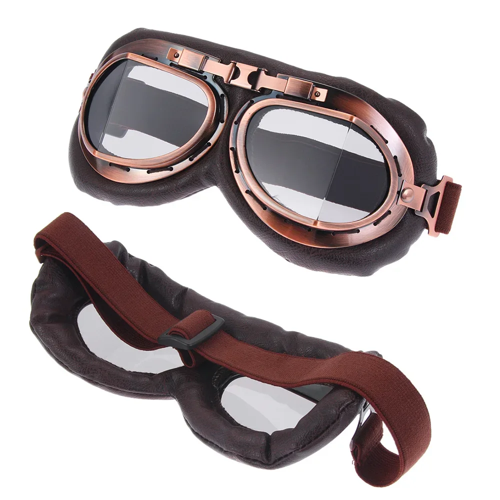 Pilot Retro Goggles Dustproof  – Motorcycle Gear Used recenzja i cena