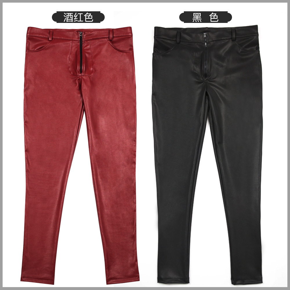 Męskie dżinsy skinny ze skóry  – Motorcycle Gear Jeans recenzja i cena