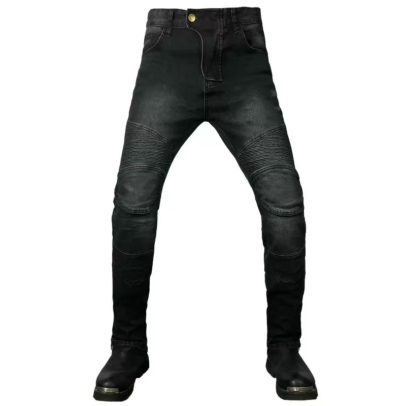 Nowe czarne szare spodnie moto – Motorcycle Gear Jeans recenzja i cena