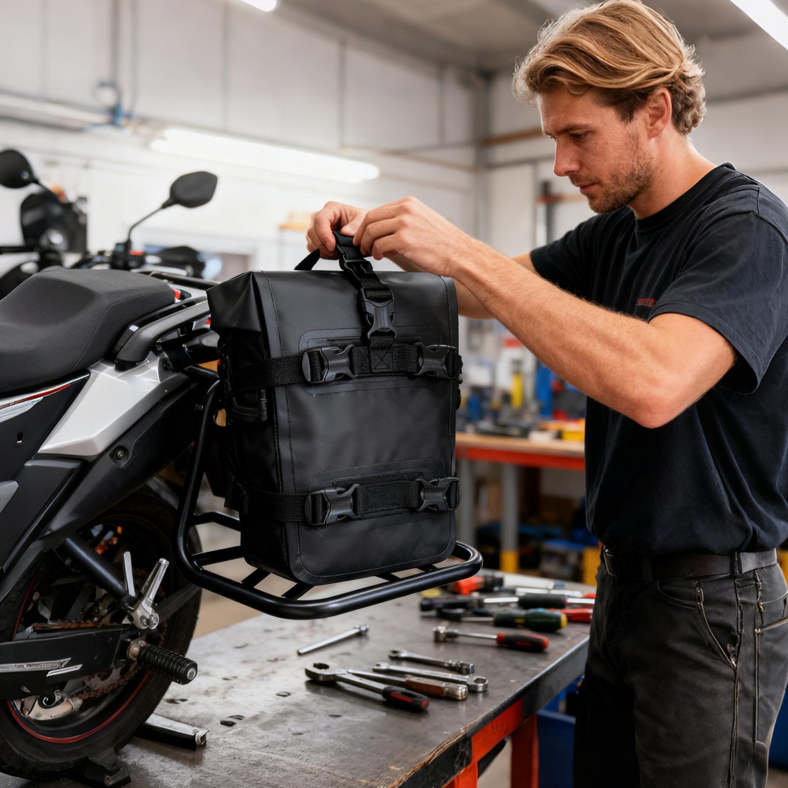 Torby na przedni bagażnik moto – Motorcycle Gear Adventure recenzja i cena