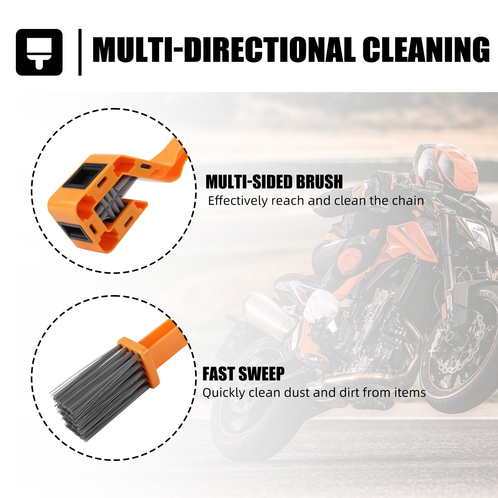 Szczotka do czyszczenia łańcuc – Motorcycle Gear Used recenzja i cena