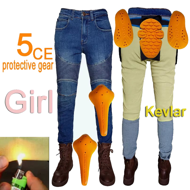 Damskie jeansy motocyklowe Kev – Motorcycle Gear Jeans recenzja i cena