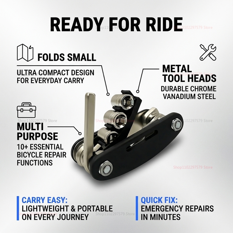 Zestaw narzędzi rowerowych 16  – Motorcycle Gear Essentials recenzja i cena