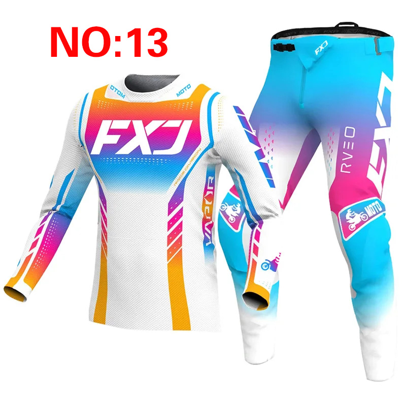 NOWOŚĆ 2025 FXJ różowy zestaw  – Motorcycle Gear Kids recenzja i cena