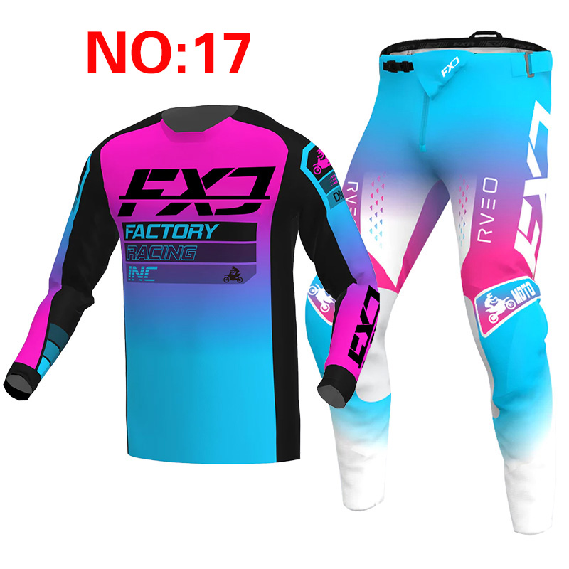 NOWOŚĆ 2025 FXJ różowy zestaw  – Motorcycle Gear Kids recenzja i cena