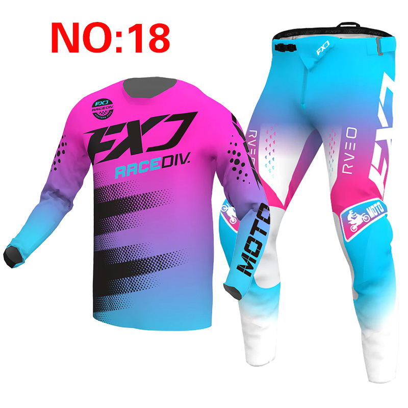 NOWOŚĆ 2025 FXJ różowy zestaw  – Motorcycle Gear Kids recenzja i cena